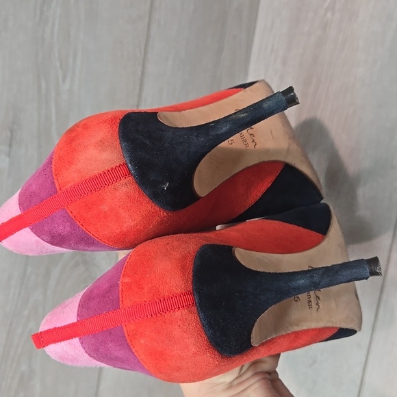 Boden Anthropologie Elegant Multicolor Women's Heels Pointed Toe Heels 41.5/10 - Picture 6 of 14